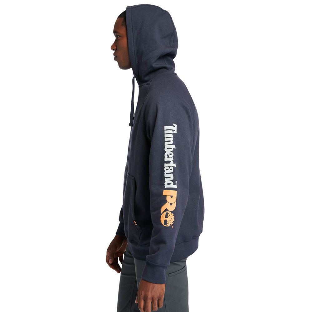 Timberland Mens Sweatshirts PRO® Hood Honcho Sport Hoodie - Navy - India YE7542930